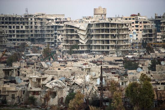 Ситуация в сирийском городе Дамаске