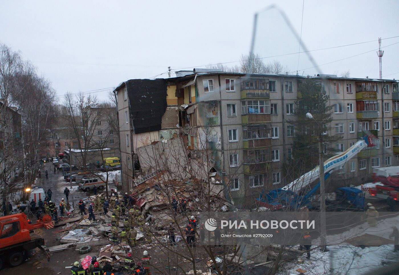 Взрыв бытового газа во Фрунзенском районе города Ярославля