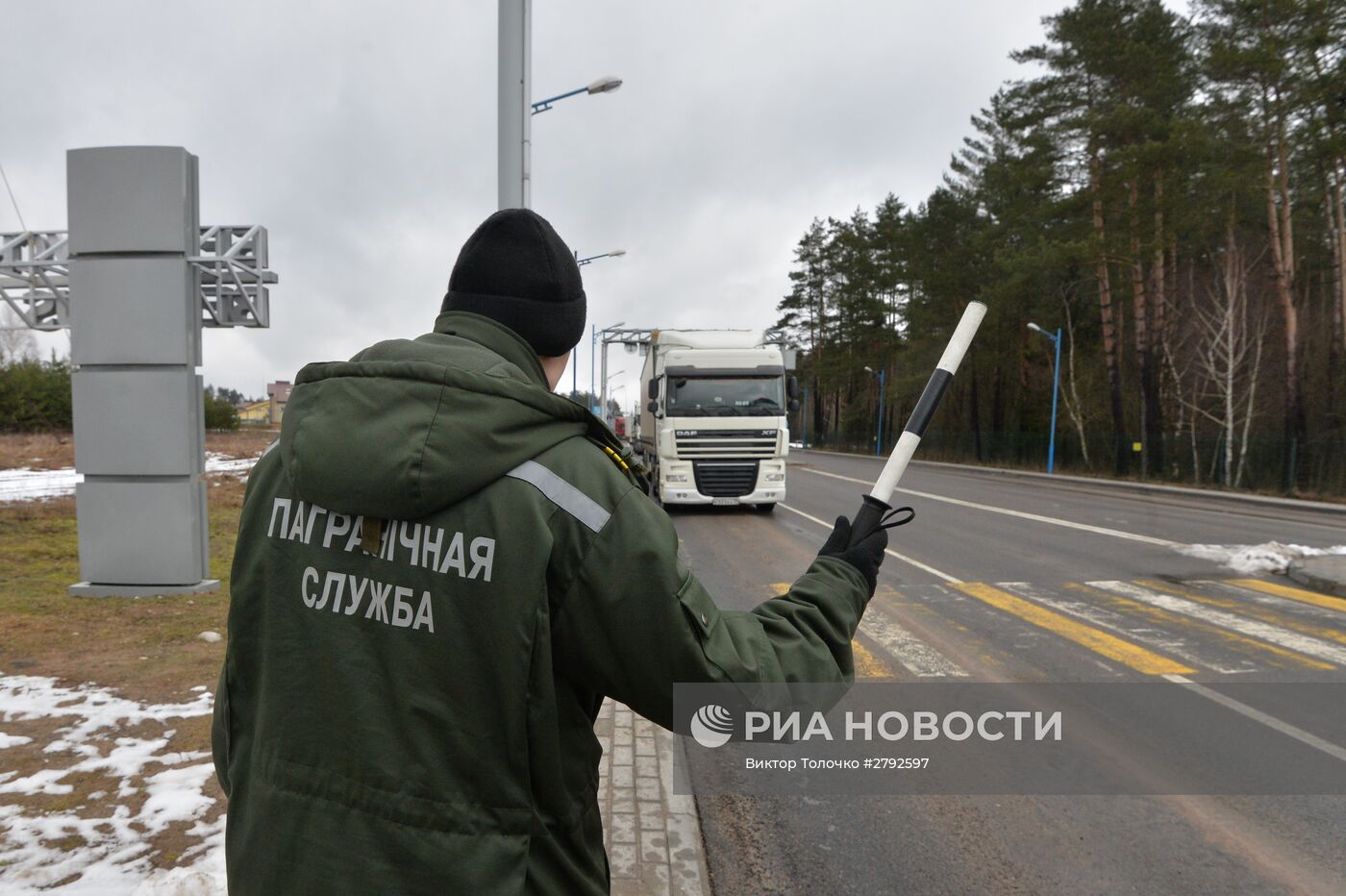 Фуры с российскими номерами скопились на белорусско-литовской границе