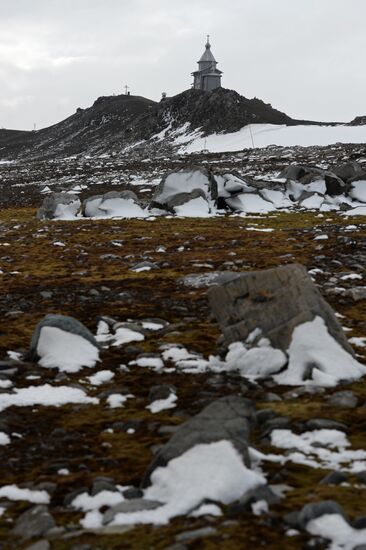 Визит патриарха Московского и всея Руси Кирилла на российскую полярную станцию в Антарктиде