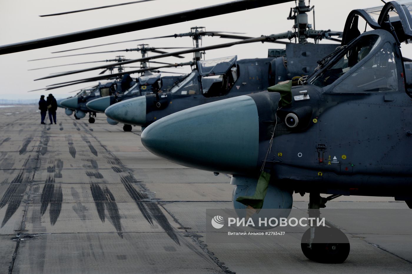 Летно-тактические учения вертолетного полка Восточного военного округа