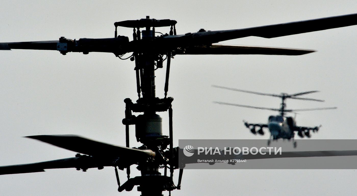 Летно-тактические учения вертолетного полка Восточного военного округа