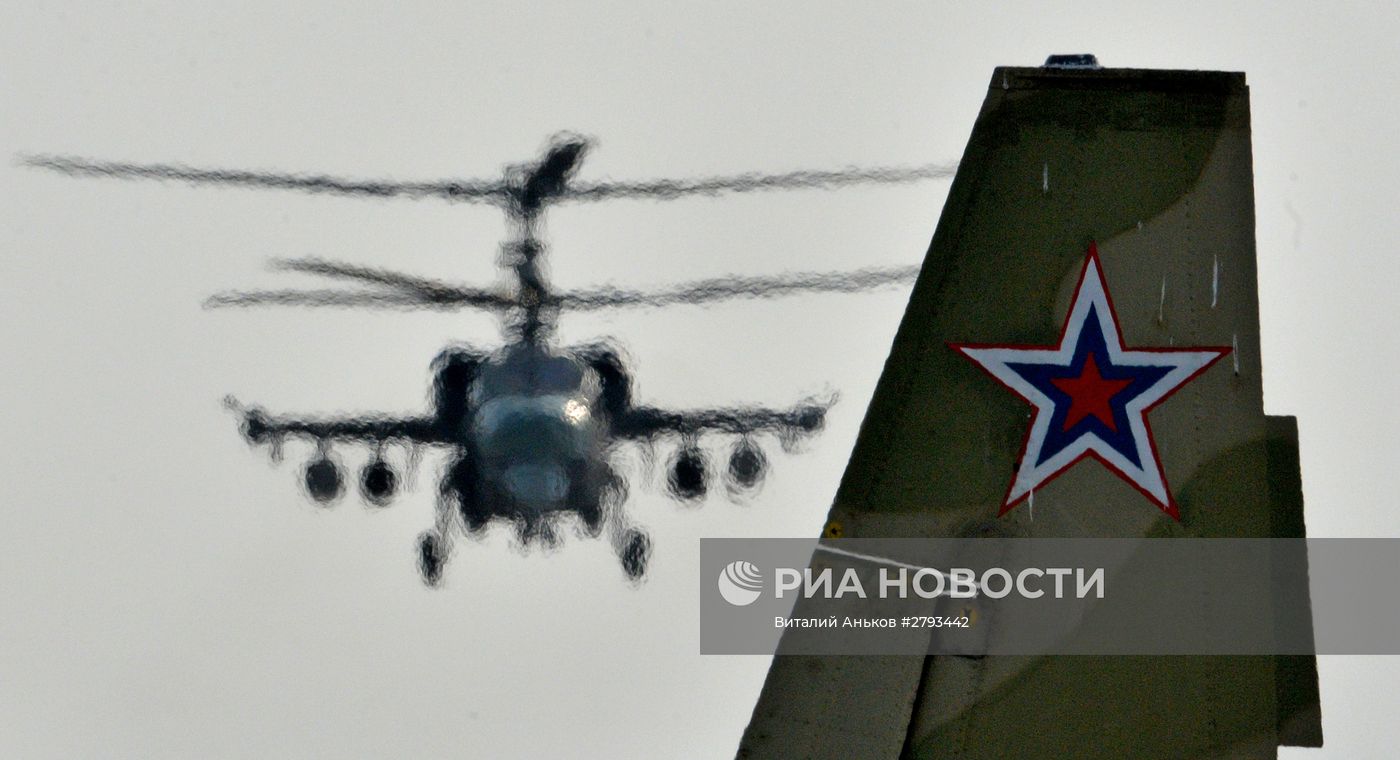 Летно-тактические учения вертолетного полка Восточного военного округа