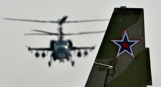 Летно-тактические учения вертолетного полка Восточного военного округа