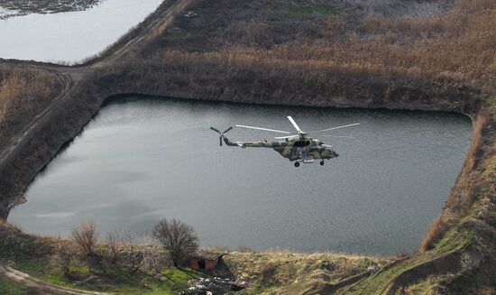 Учебно-тренировочные полеты вертолетов армейской авиации