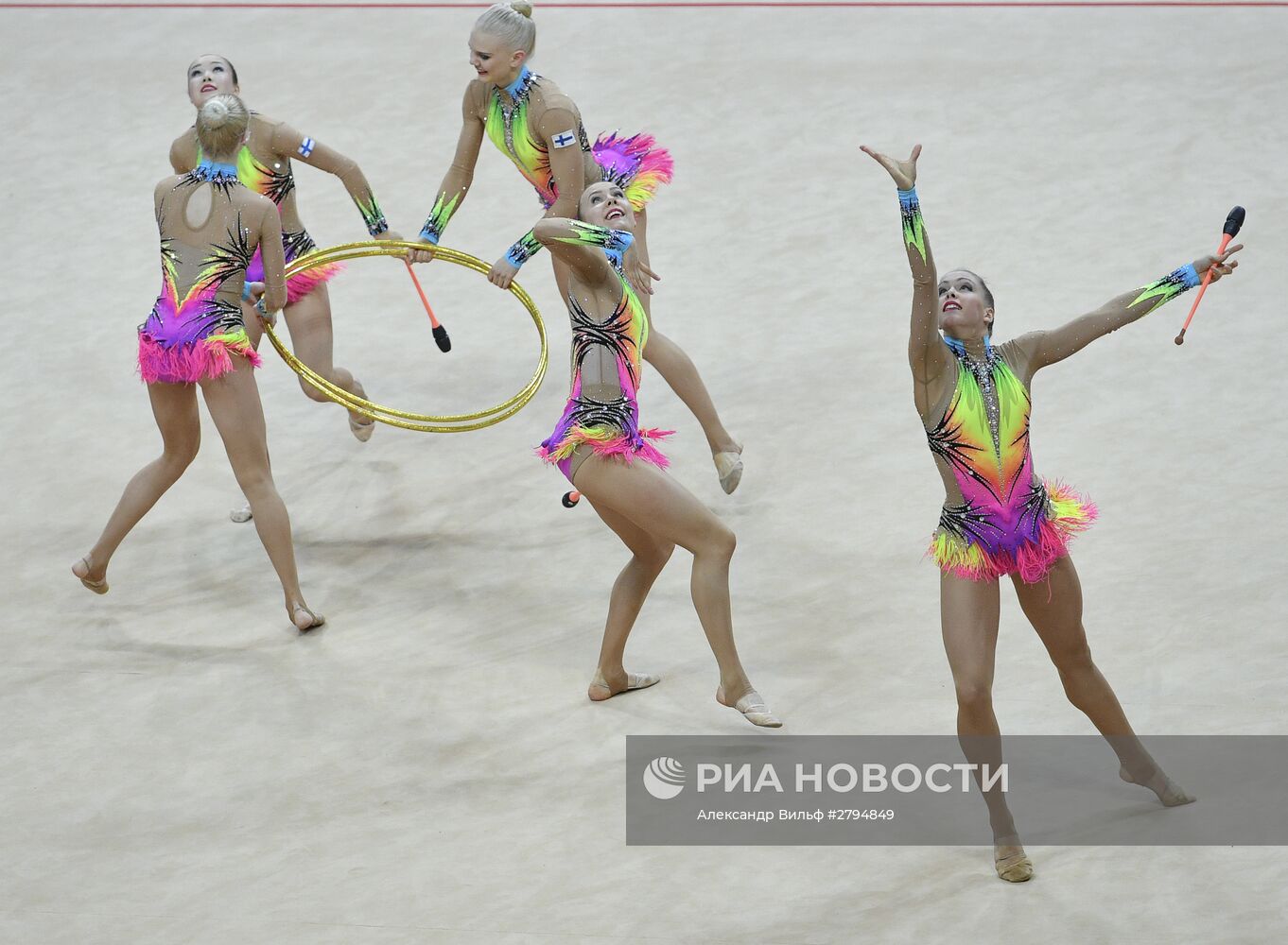 Художественная гимнастика. Гран-при Москвы. Второй день