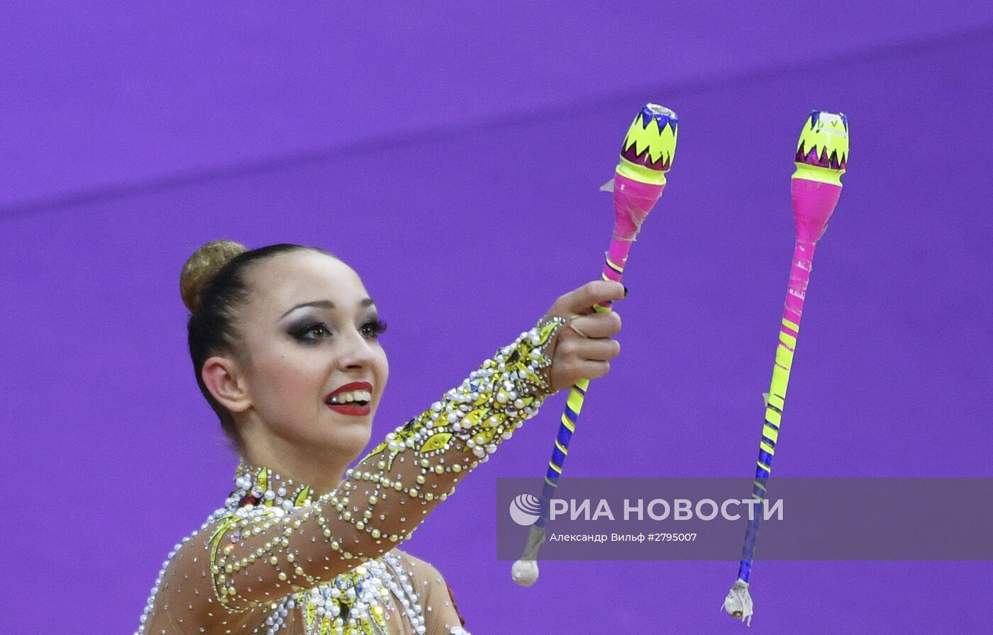 Художественная гимнастика. Гран-при Москвы. Второй день. Индивидуальная программа