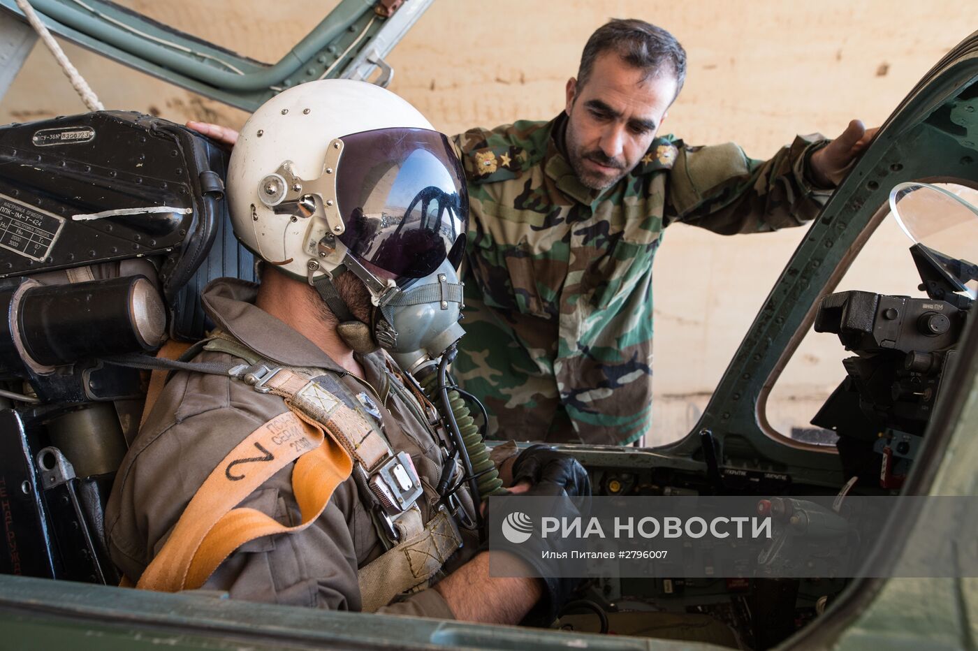 База ВВС сирийской армии в провинции Хомс