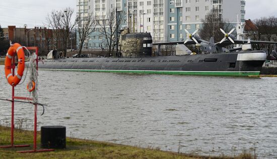 Подводная лодка "Б-413" в Музее Мирового океана в Калининграде