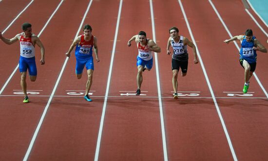 Легкая атлетика. Чемпионат России в помещении. Первый день