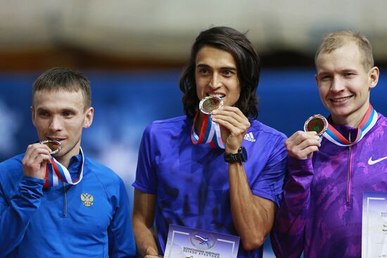 Легкая атлетика. Чемпионат России в помещении. Первый день