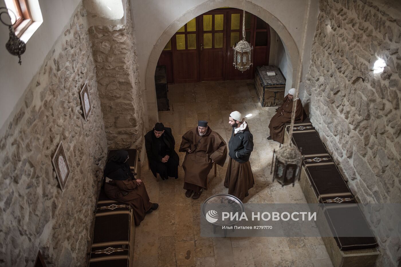 Католический монастырь в городе Кара в Сирии