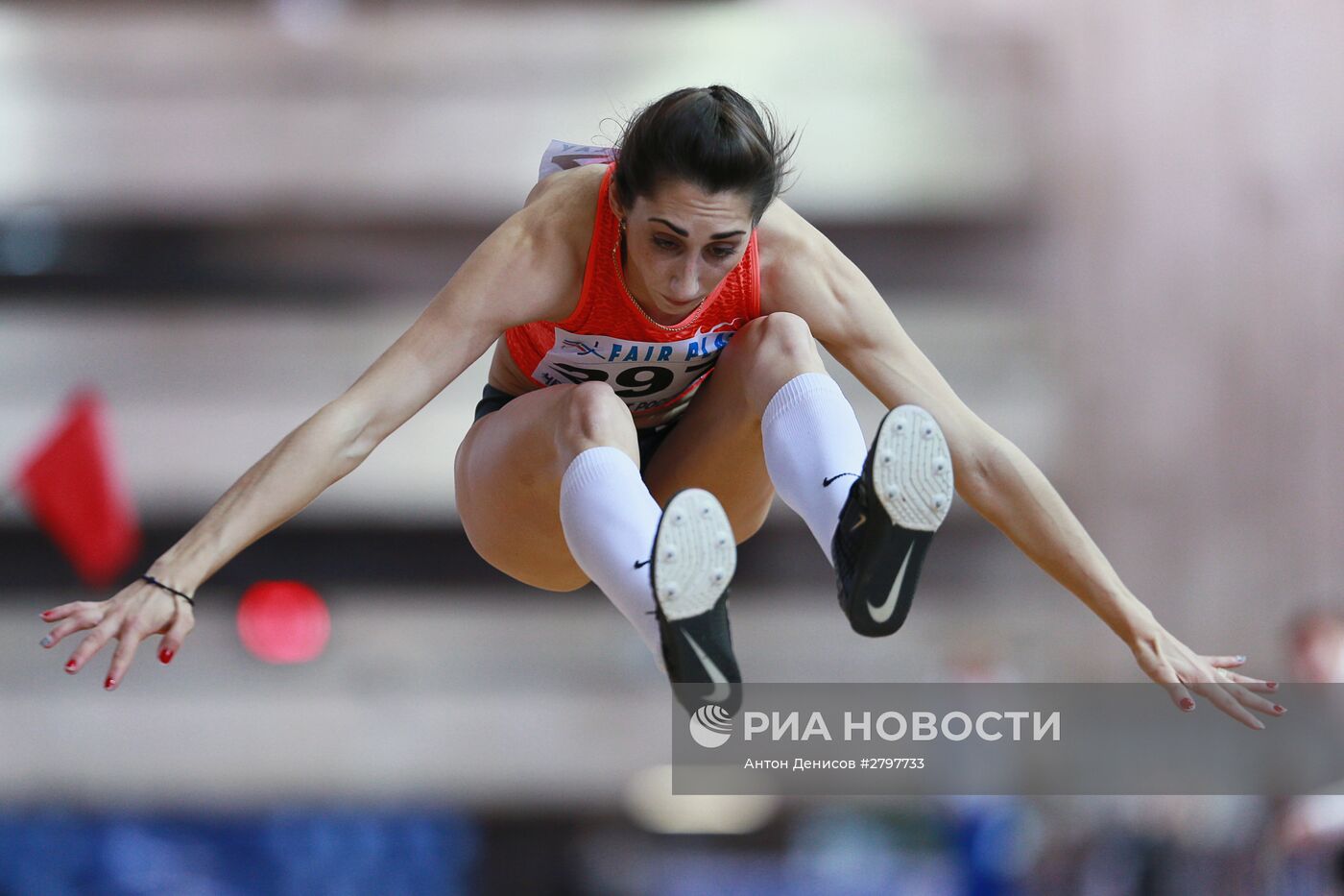 Легкая атлетика. Чемпионат России в помещении. Третий день