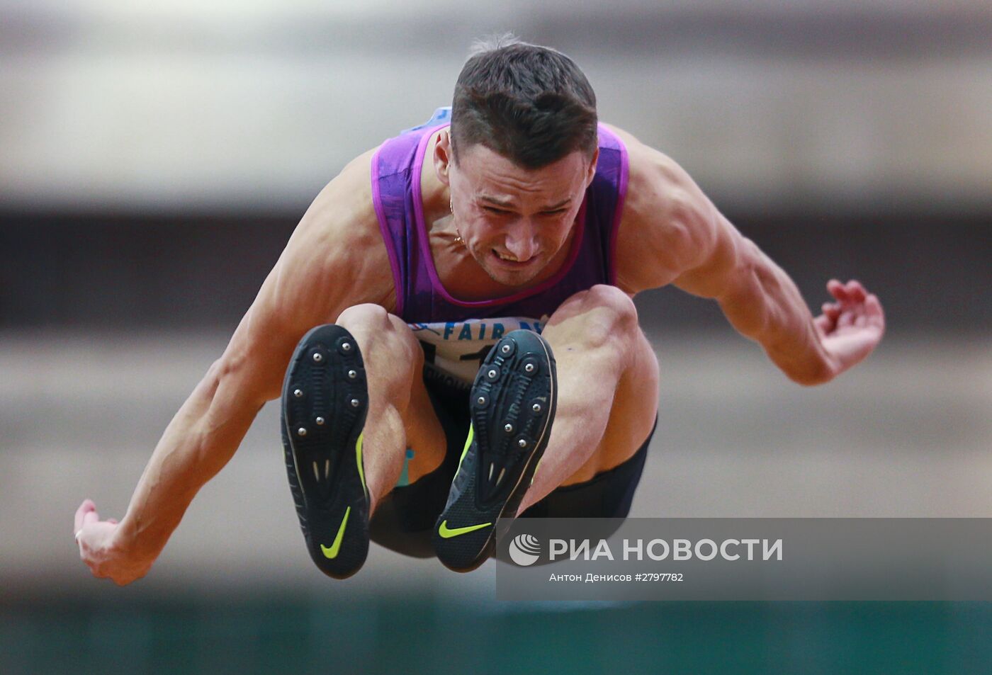 Легкая атлетика. Чемпионат России в помещении. Третий день