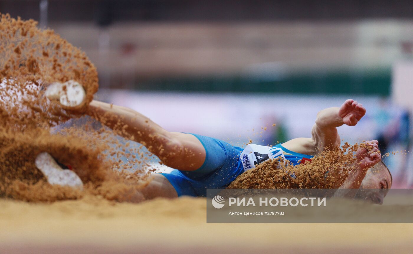 Легкая атлетика. Чемпионат России в помещении. Третий день