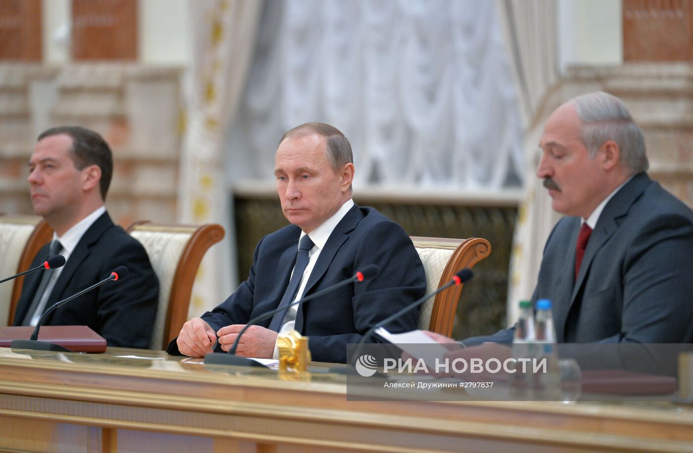 Заседание Высшего Государственного Совета Союзного государства России и Белоруссии