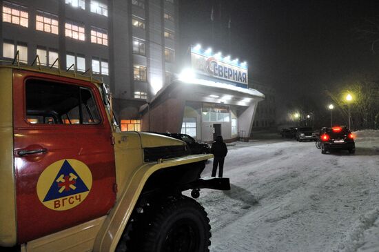 Работа шахты "Северная" в Воркуте приостановлена после горного удара