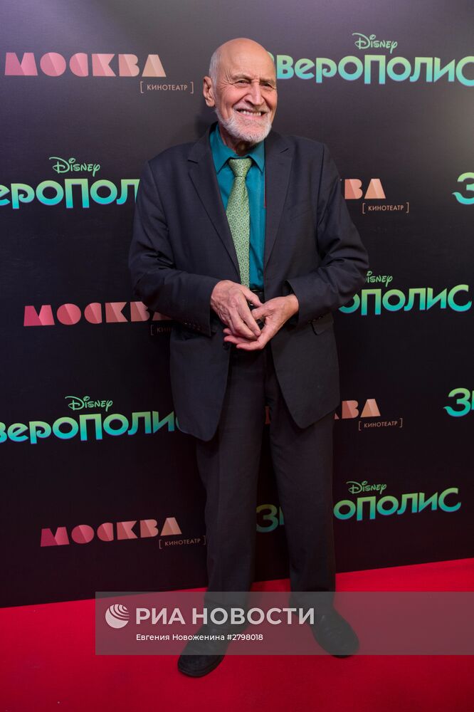 Премьера анимационного фильма "Зверополис"