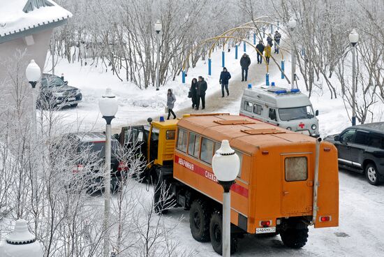 Работа шахты "Северная" в Воркуте приостановлена после горного удара