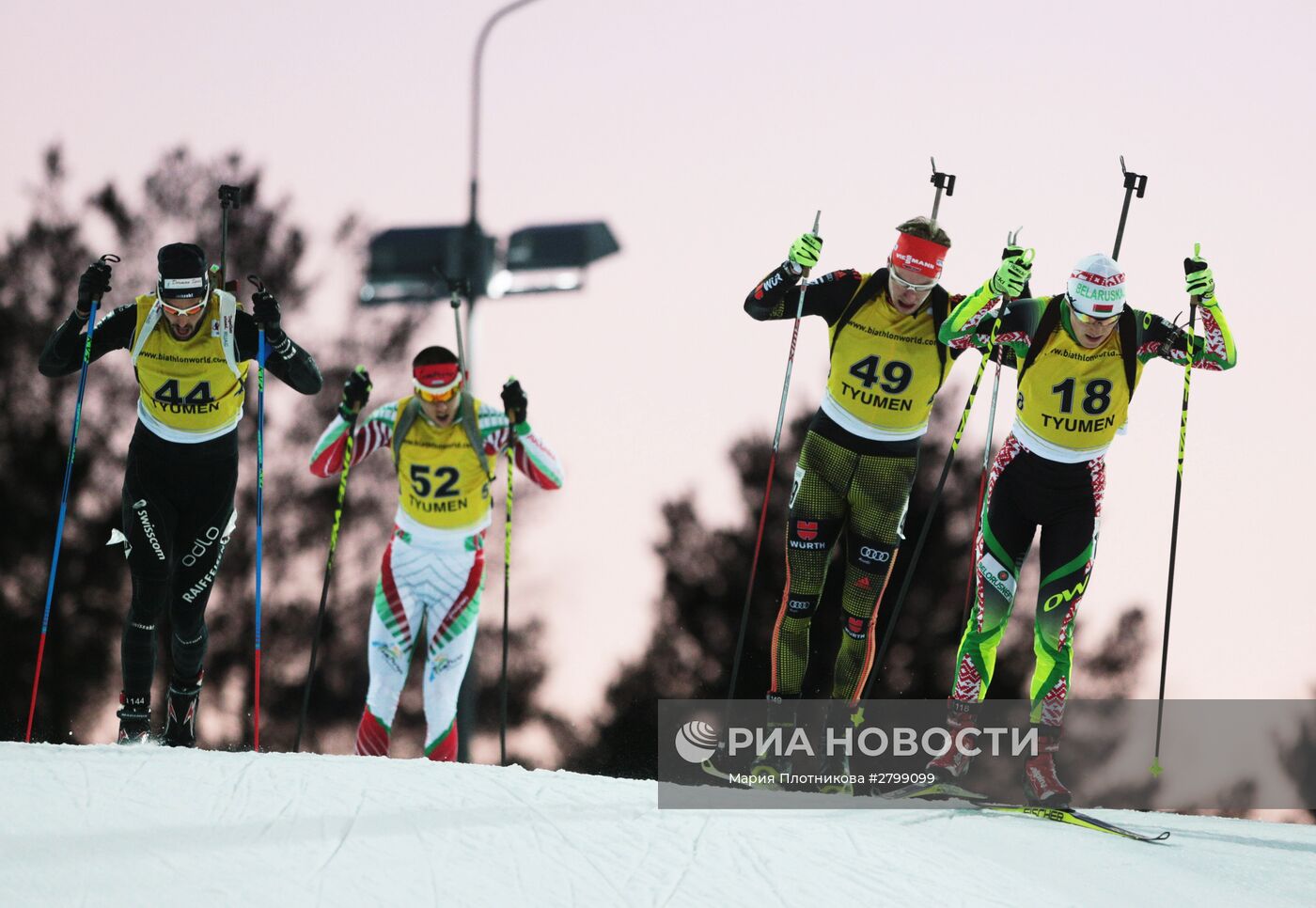 Биатлон. Чемпионат Европы. Мужчины. Гонка преследования