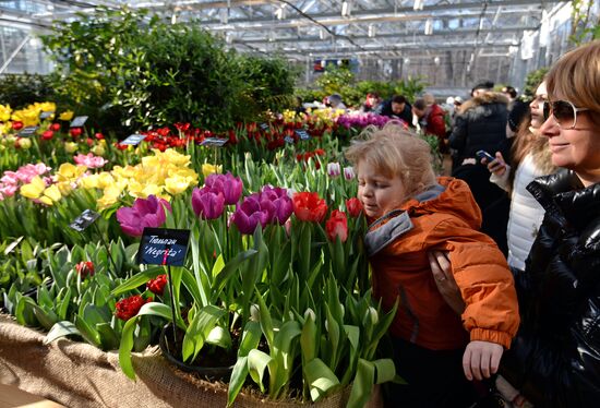 II ежегодная выставка "Репетиция весны" в "Аптекарском огороде"