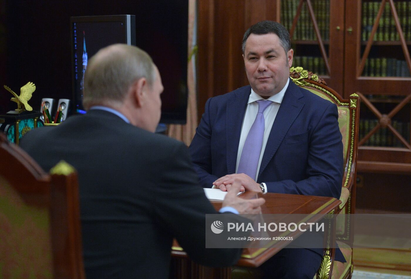 Президент РФ В. Путин назначил исполняющим обязанности губернатора Тверской области И. Руденю