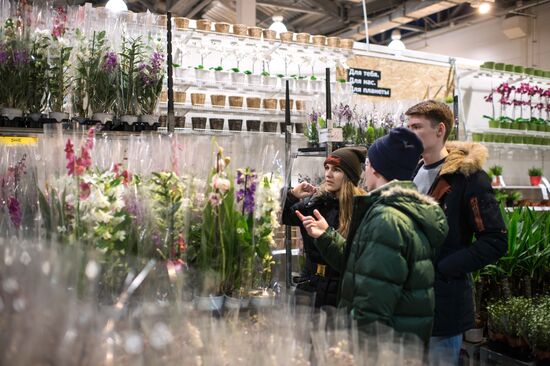 Продажа цветов к празднику 8 марта