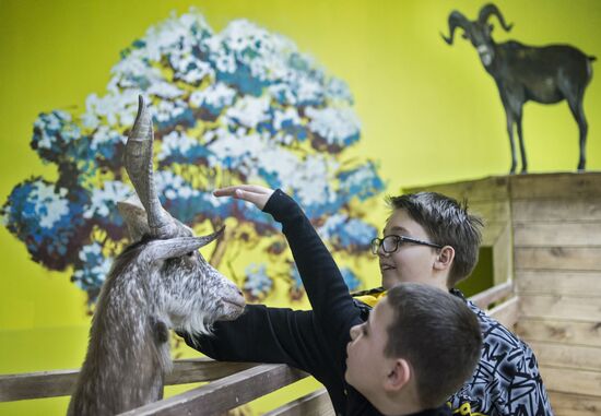 Самый большой контактный зоопарк "Зверюшки" открылся в Москве