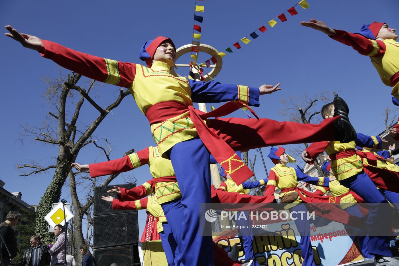 Празднование Масленицы в Симферополе