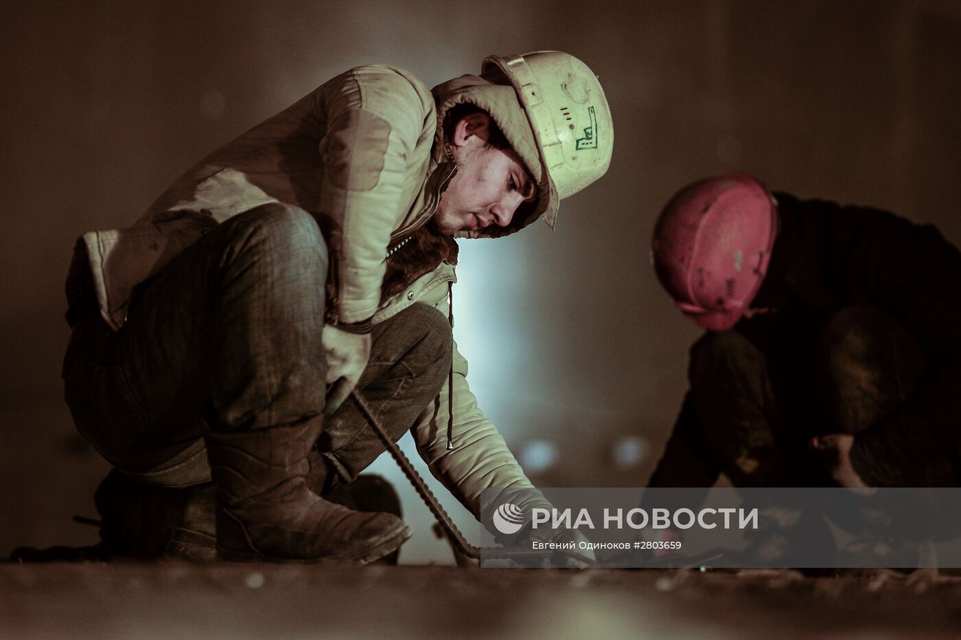 Строительство станции метро "Хорошевская" Третьего пересадочного контура