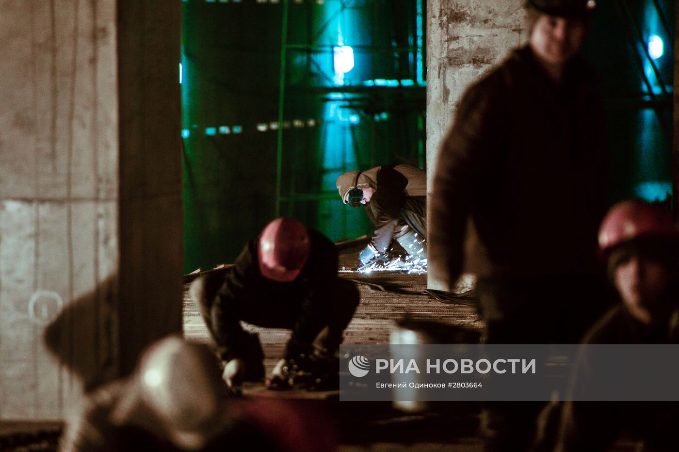 Строительство станции метро "Хорошевская" Третьего пересадочного контура