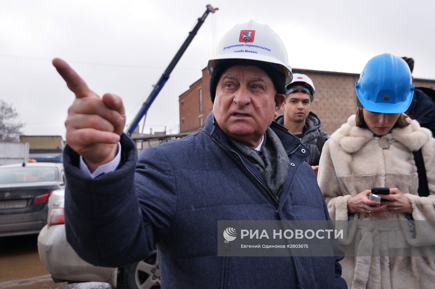 Строительство станции метро "Хорошевская" Третьего пересадочного контура