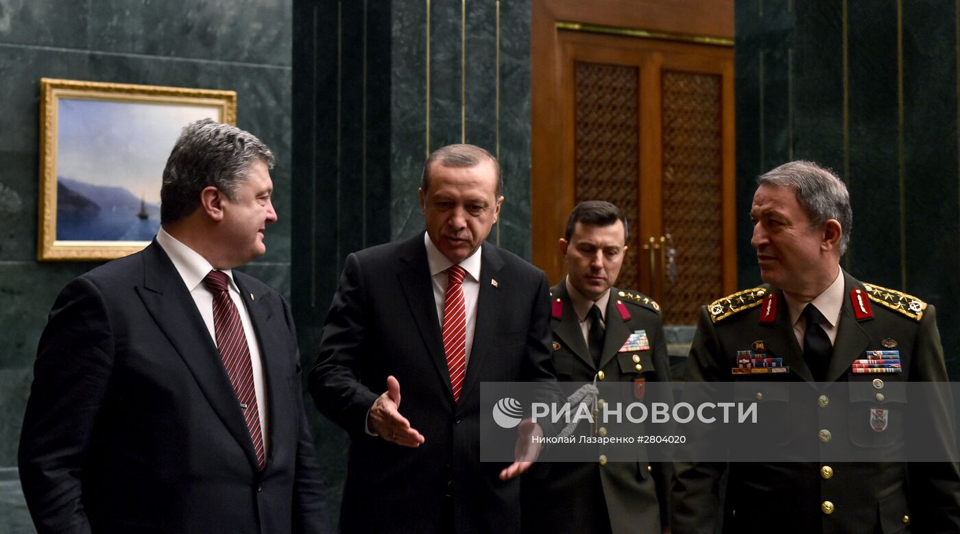 Визит президента Украины П. Порошенко в Турцию