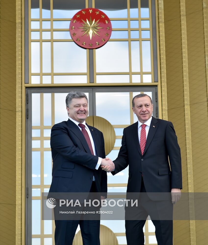 Визит президента Украины П. Порошенко в Турцию