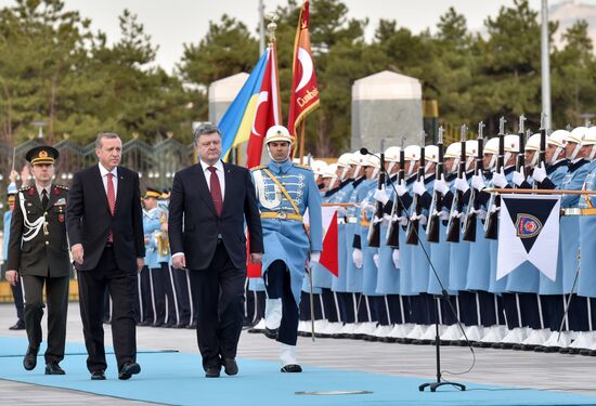 Визит президента Украины П. Порошенко в Турцию