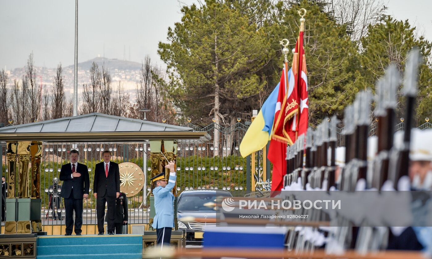 Визит президента Украины П. Порошенко в Турцию