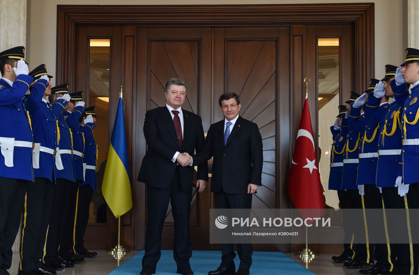 Визит президента Украины П. Порошенко в Турцию