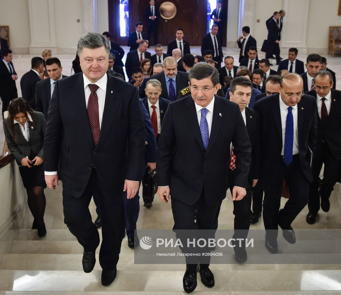 Визит президента Украины П. Порошенко в Турцию