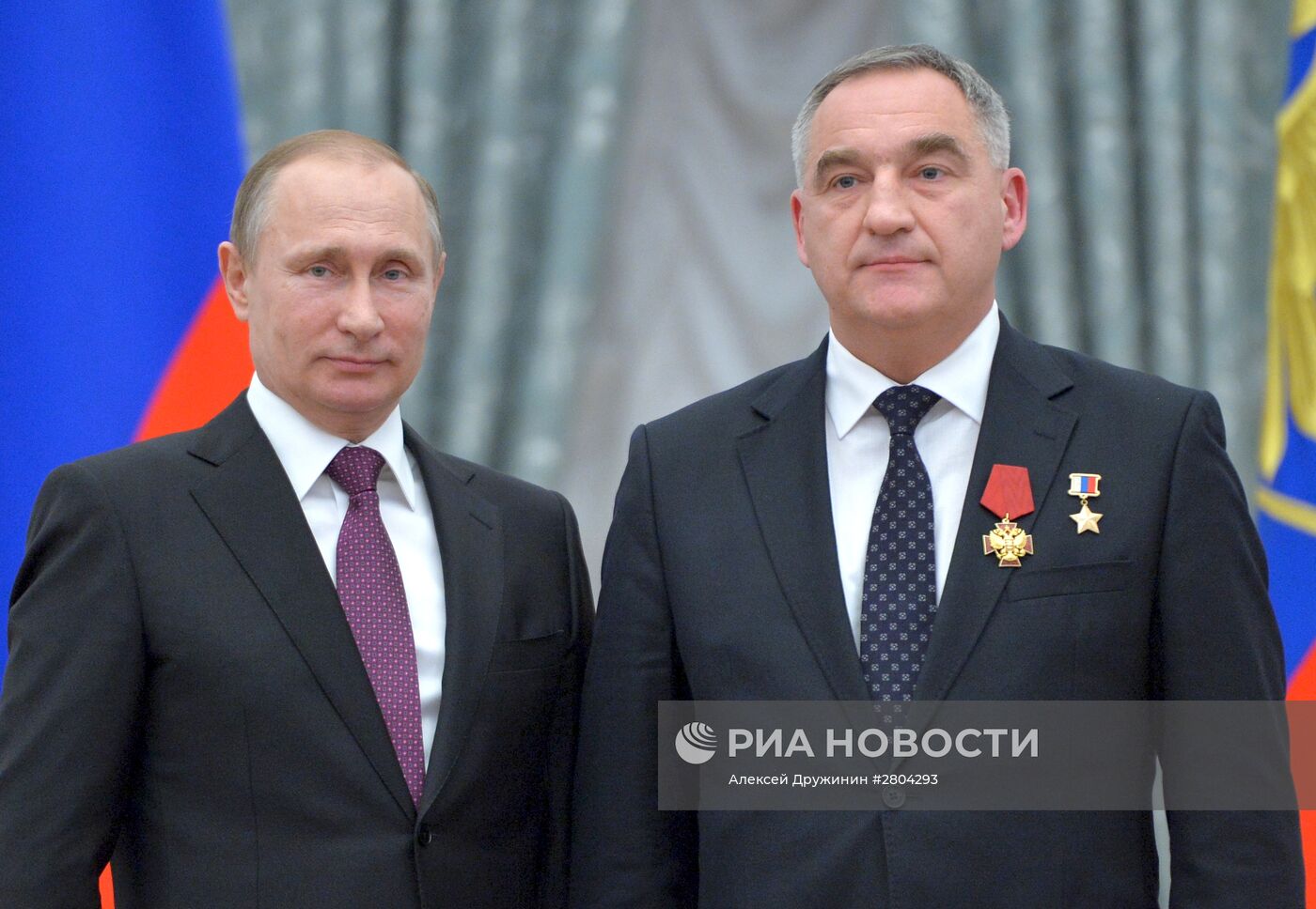 Вручение государственных наград президентом РФ В. Путиным в Кремле