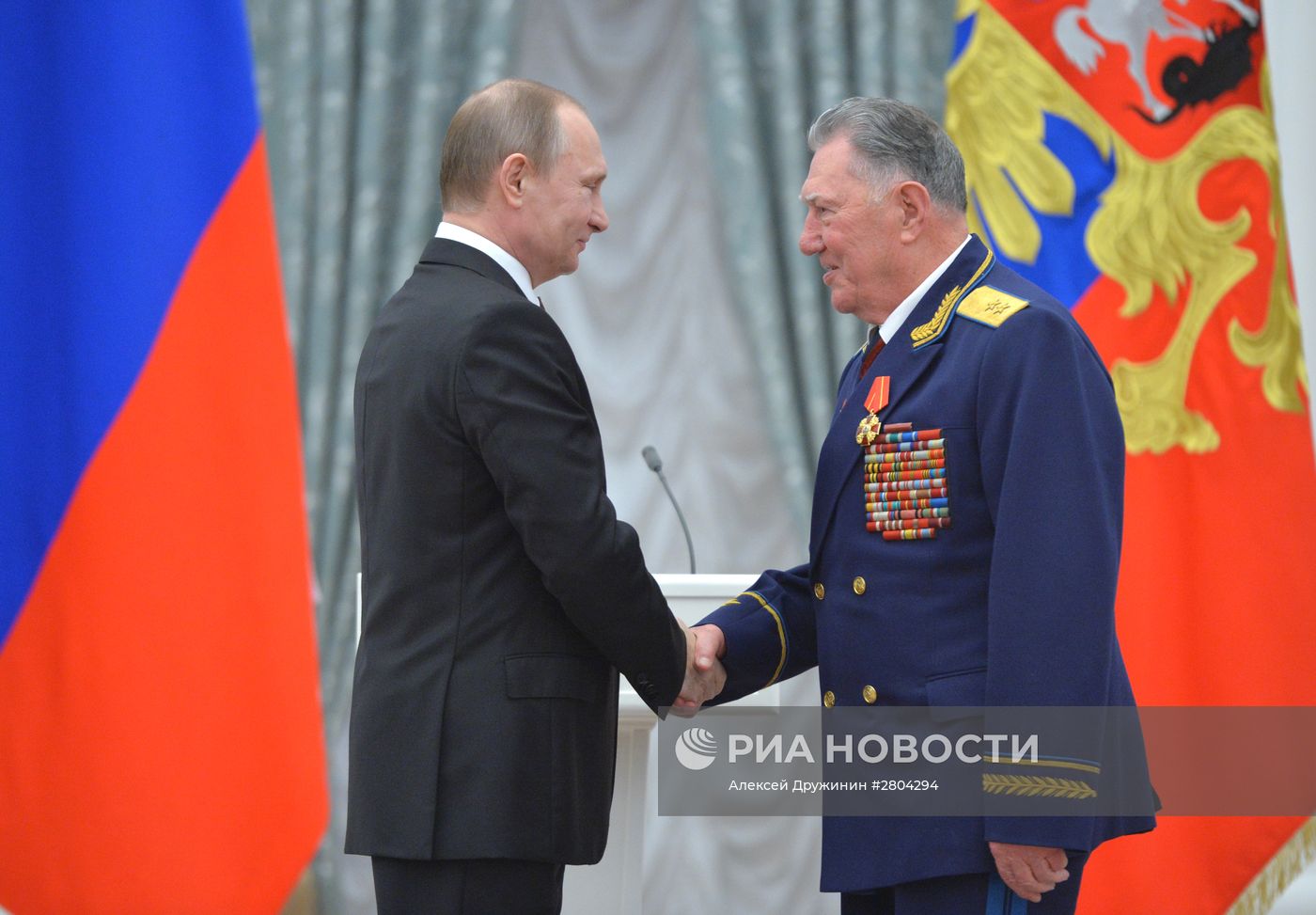 Вручение государственных наград президентом РФ В. Путиным в Кремле