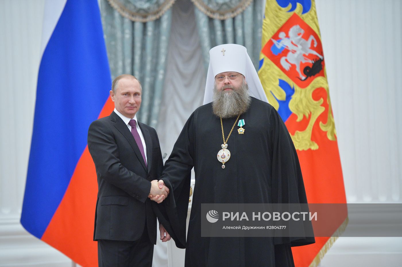 Вручение государственных наград президентом РФ В. Путиным в Кремле