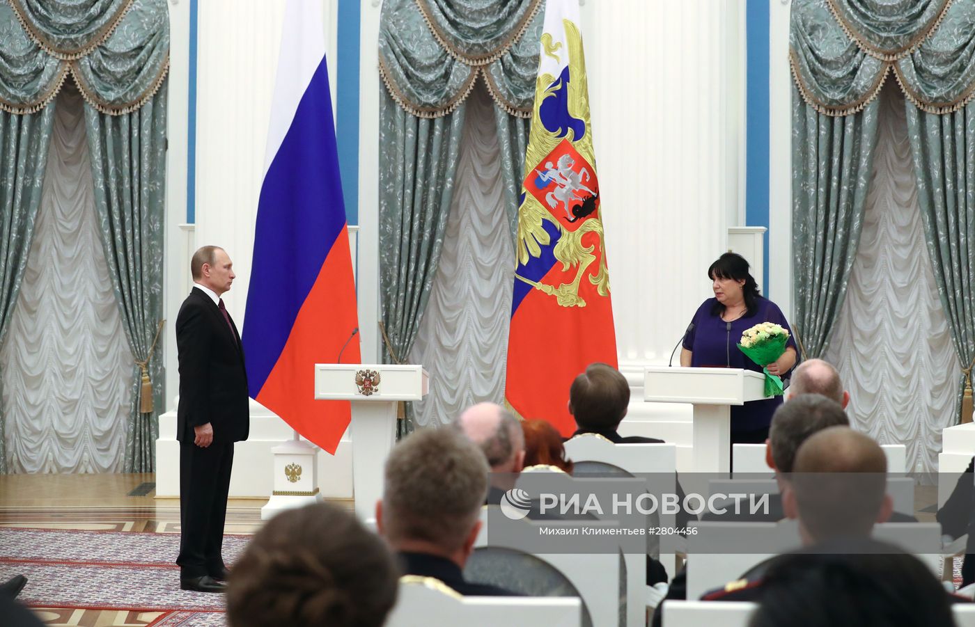 Вручение государственных наград президентом РФ В. Путиным в Кремле