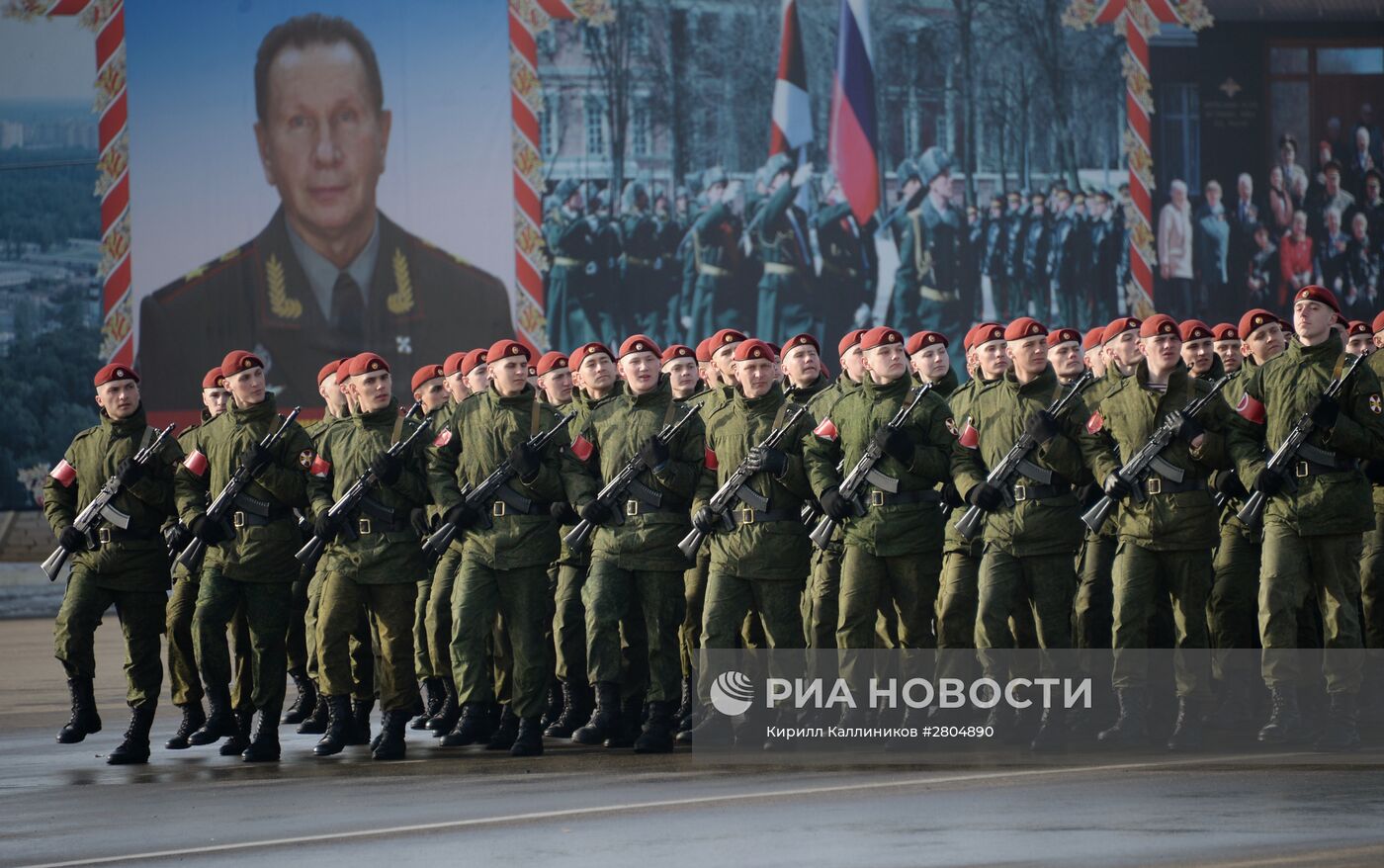 Открытая тренировка военнослужащих Отдельной дивизии оперативного назначения им. Ф.Э. Дзержинского