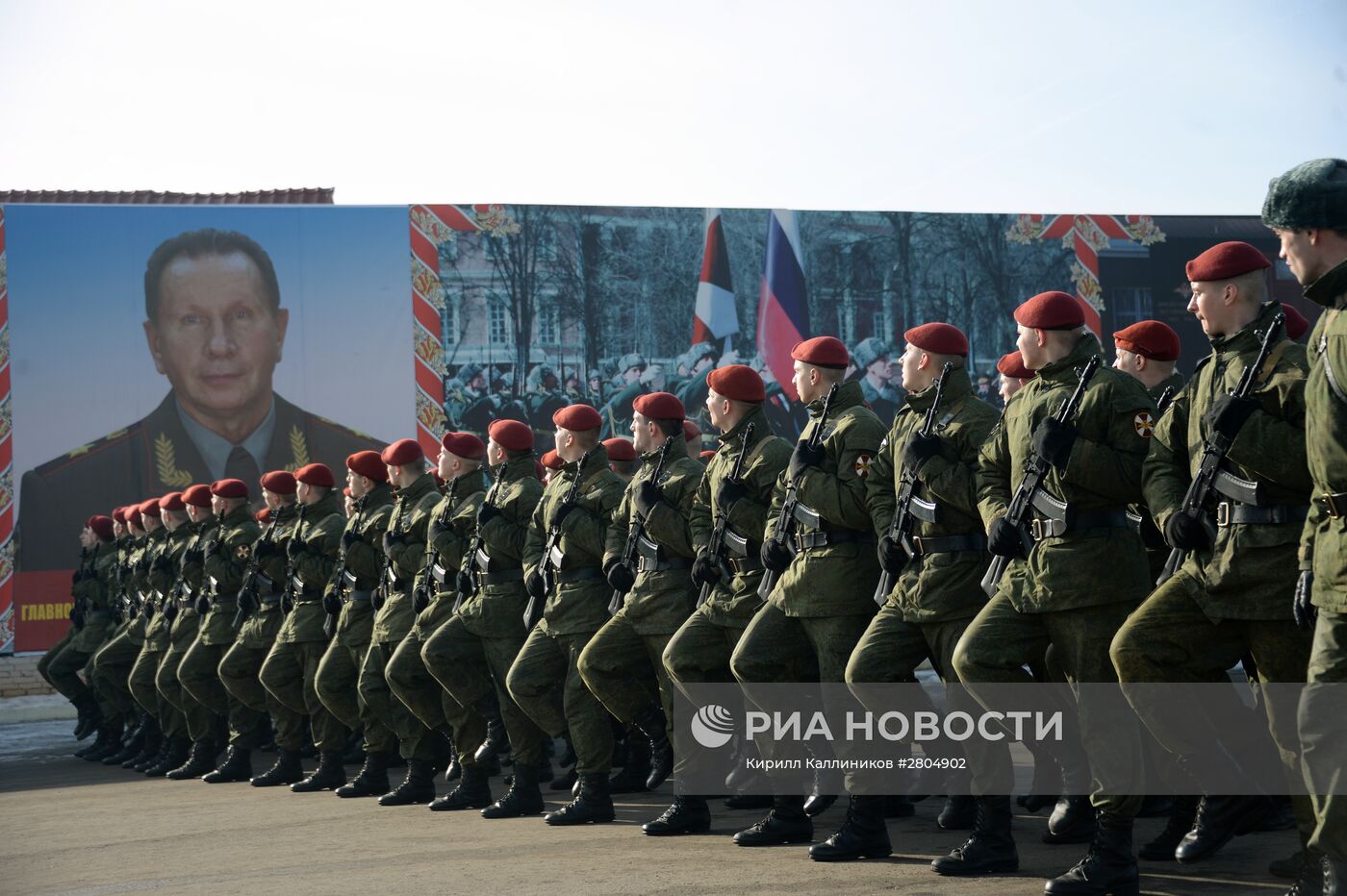 Открытая тренировка военнослужащих Отдельной дивизии оперативного назначения им. Ф.Э. Дзержинского