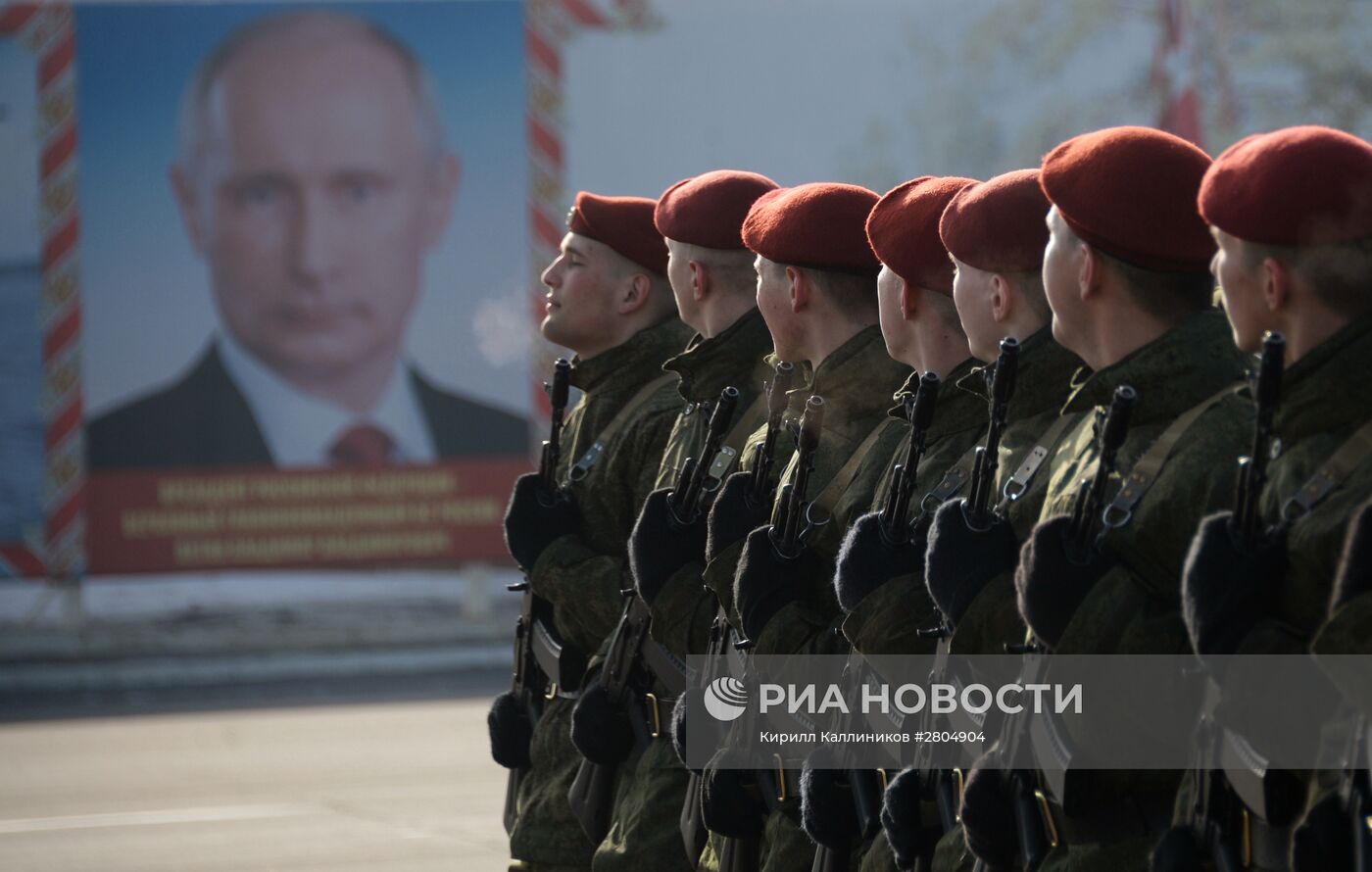 Открытая тренировка военнослужащих Отдельной дивизии оперативного назначения им. Ф.Э. Дзержинского
