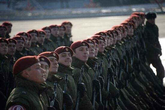 Открытая тренировка военнослужащих Отдельной дивизии оперативного назначения им. Ф.Э. Дзержинского