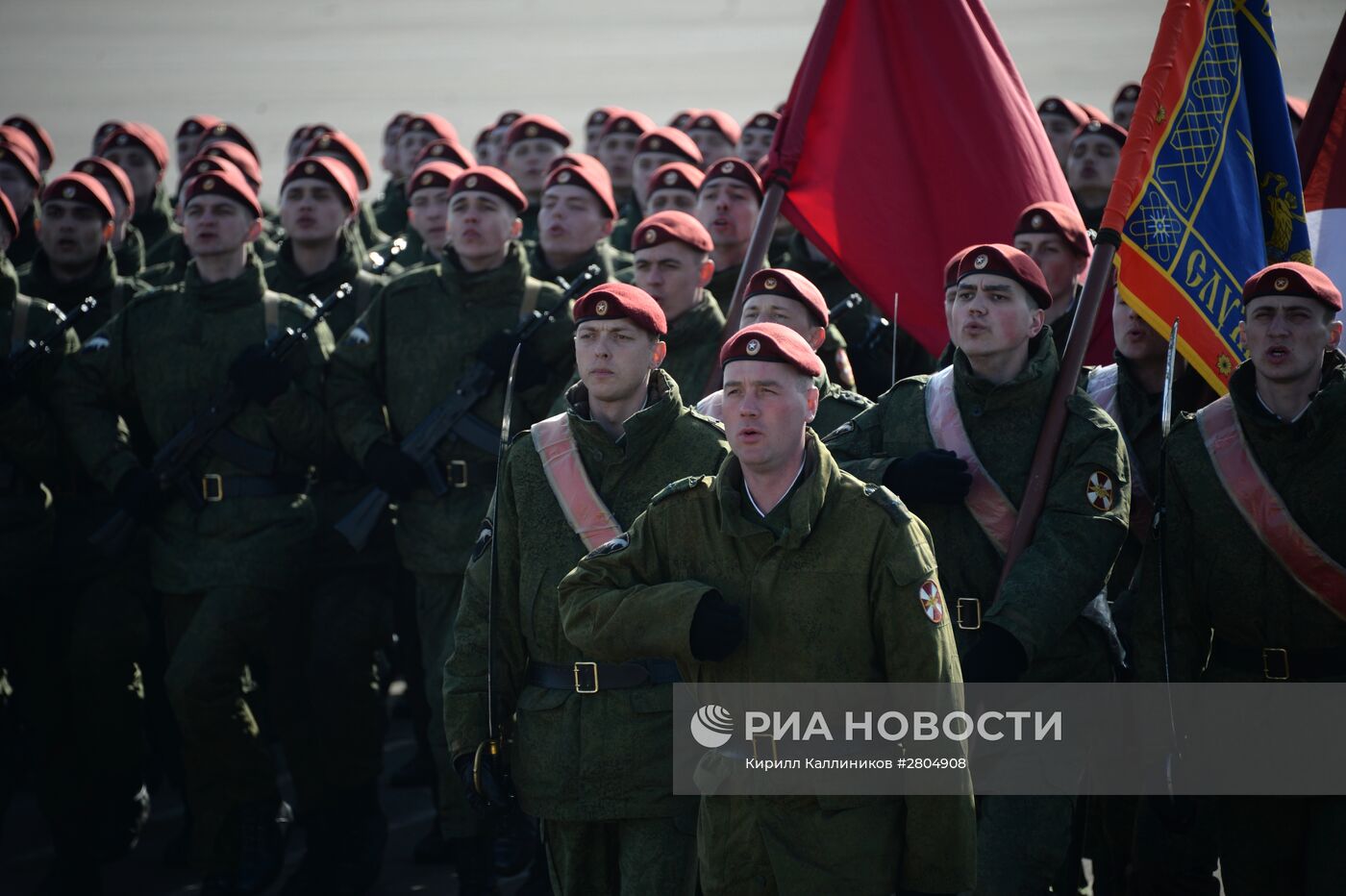 Открытая тренировка военнослужащих Отдельной дивизии оперативного назначения им. Ф.Э. Дзержинского