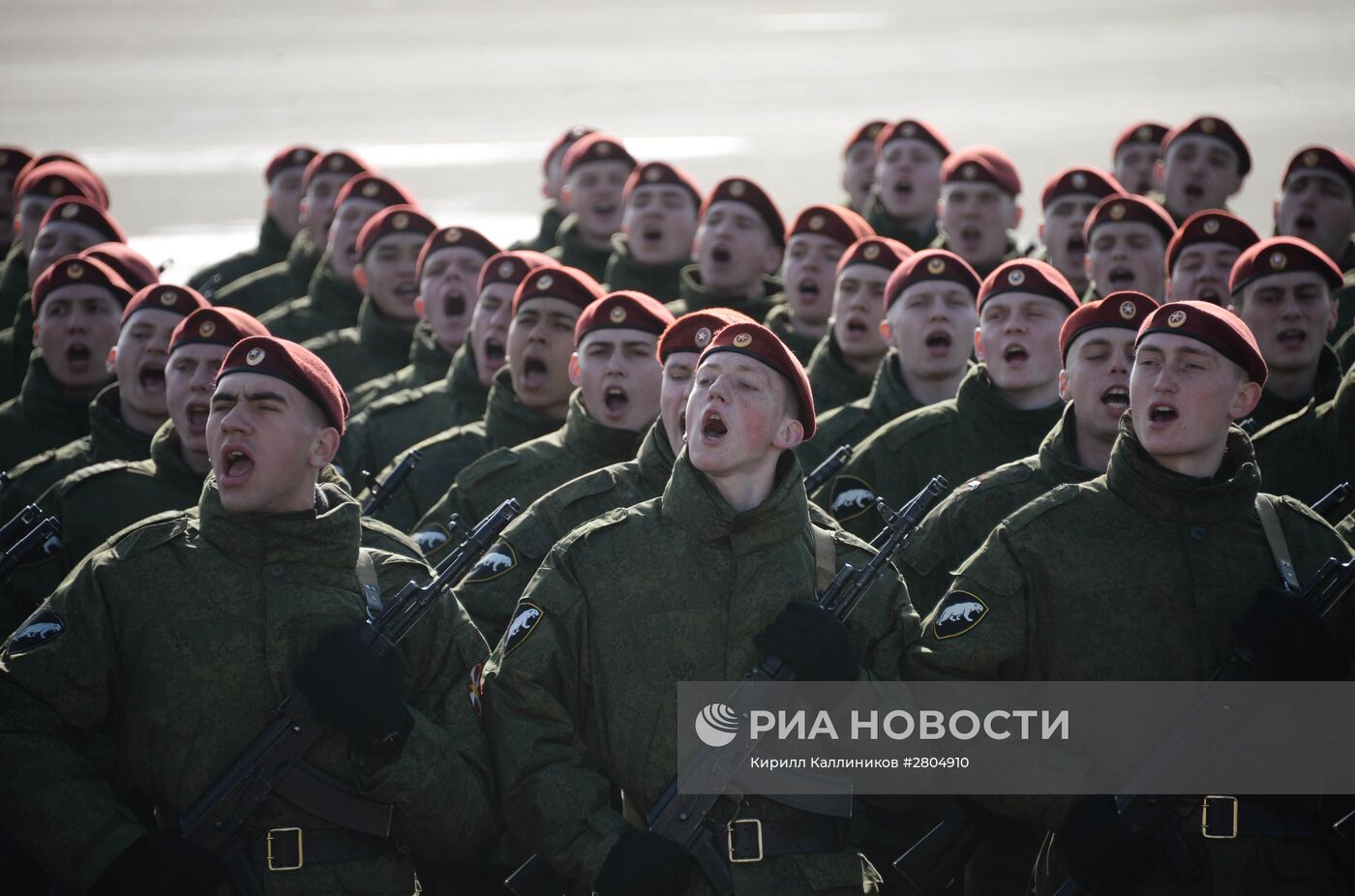 Открытая тренировка военнослужащих Отдельной дивизии оперативного назначения им. Ф.Э. Дзержинского