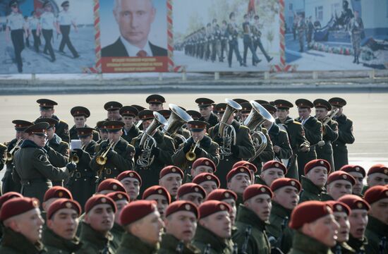 Открытая тренировка военнослужащих Отдельной дивизии оперативного назначения им. Ф.Э. Дзержинского