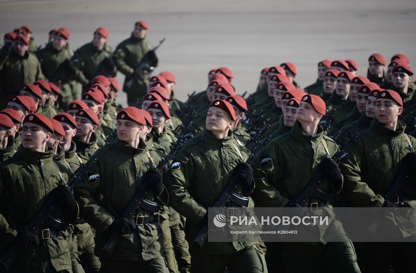 Открытая тренировка военнослужащих Отдельной дивизии оперативного назначения им. Ф.Э. Дзержинского